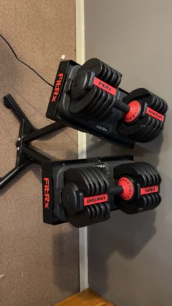 Adjustable Dumbbells with Stand – Up to 52.5 lbs