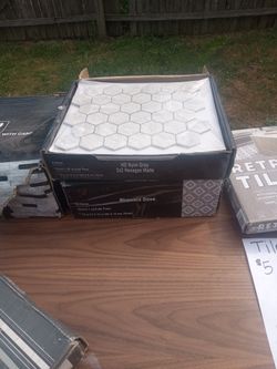 Assorted Boxes Of Glass And Porcelain Tiles For Floor/Backsplash 