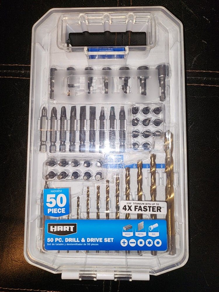 Hart 50pc Drill & Drive Set (New 3-available)