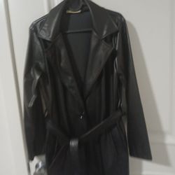 100% Leather Shirt Jacket 