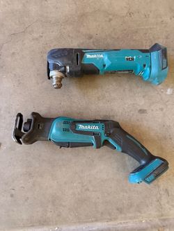 Makita multitool and hacksaw
