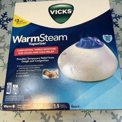 vicks warm steam vaporizer New In Box 