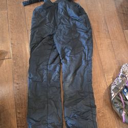 Black Snow Board Ski Bibs Pants Youth XL