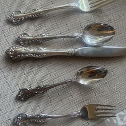 Princess House By Reed Barton 5pcs Silverware 