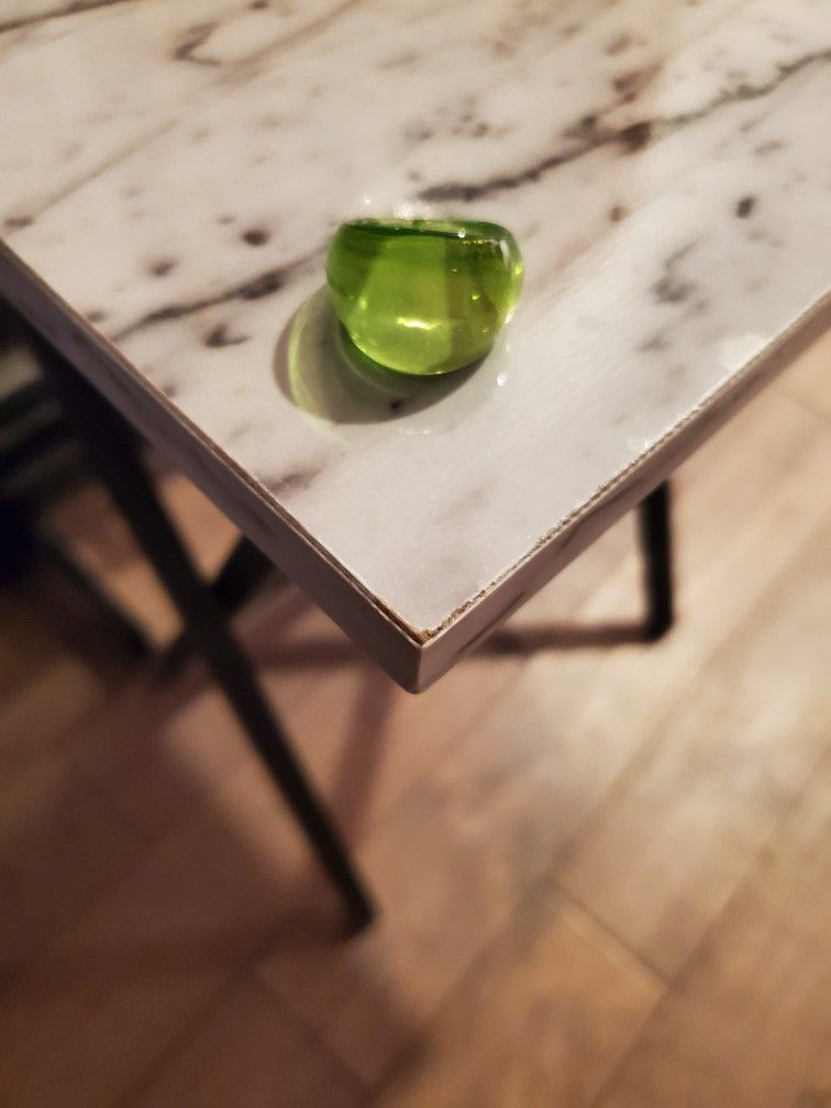 GREEN CHUNKY RING- SIZE 7
