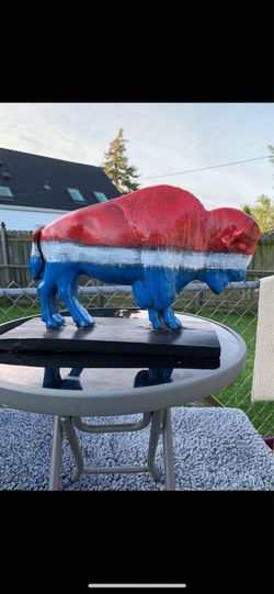 The red white and blue buffalo