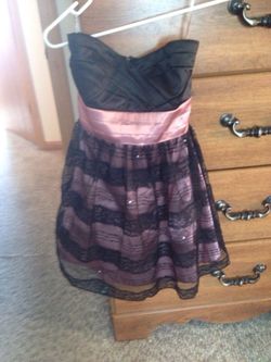 strapless dress great for homecoming