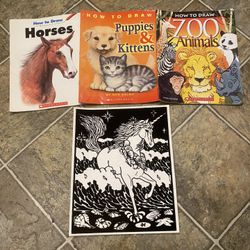 How To Draw Books and Colorable Fuzzy Folder