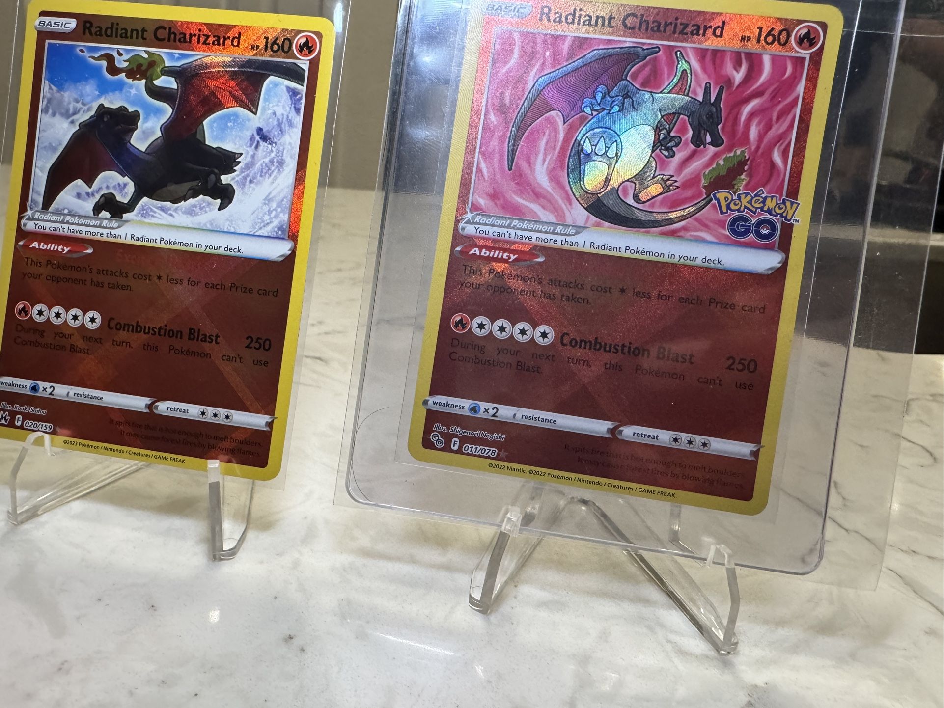Radiant Charizard 2022 & 2023
