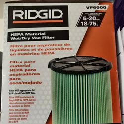 HEPA Wet/Dry Vacuum Filter - Unused