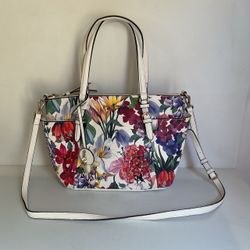Dana Buchman Floral Tote Bag