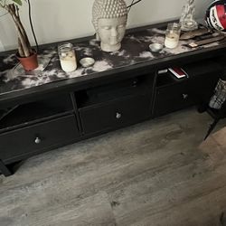 Modern Black TV STAND 