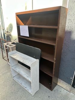 CURB ALERT: Shelves, Table bases, Folding chair & table
