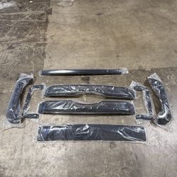 JDMSPEED ABS Gloss Black Front Grille Cover Mesh Overlay For 2011-2016 Ford F250 F350 F450