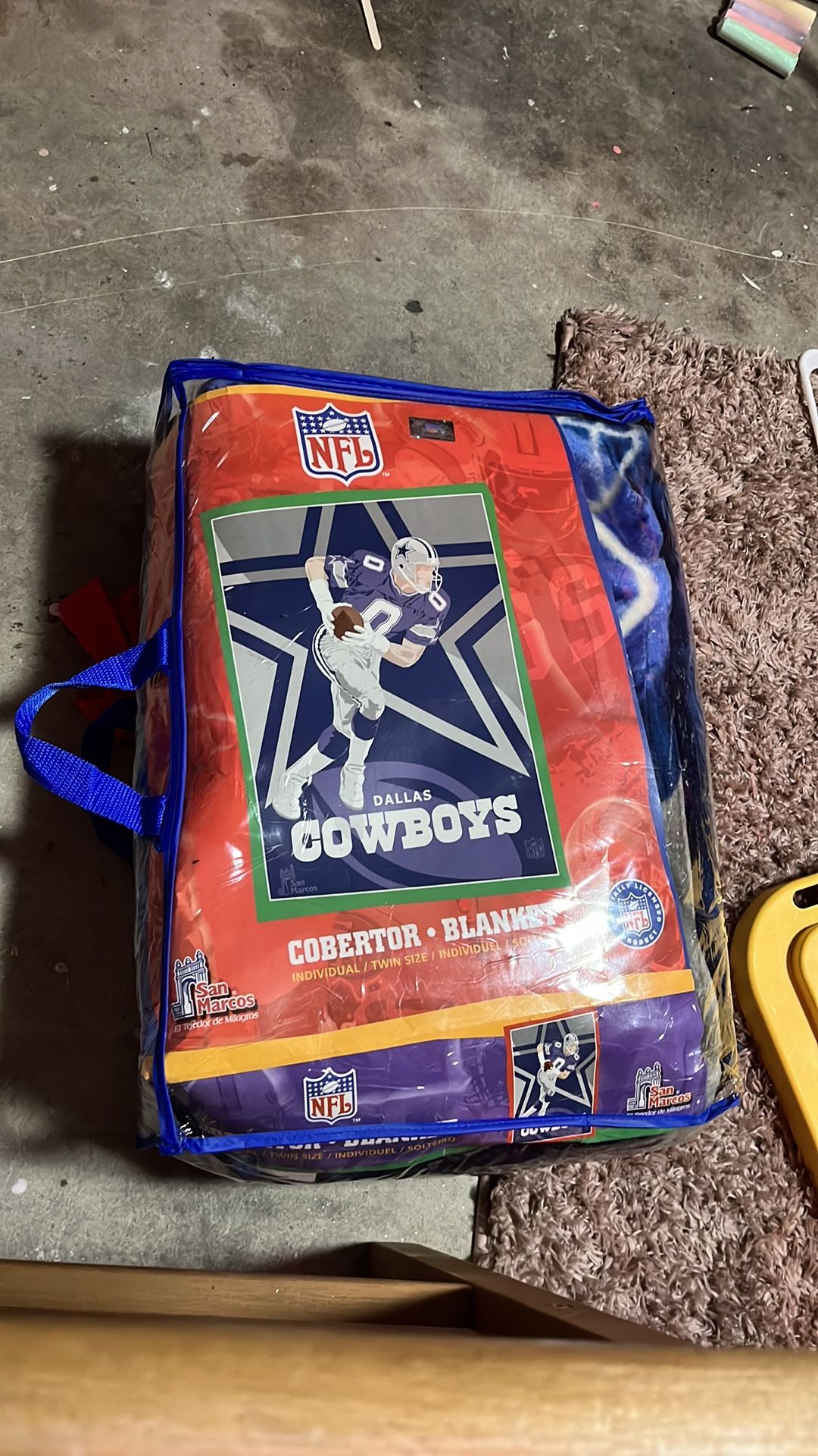 Cowboys San Marcos Blanket Brand New Size Queen