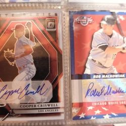  Autographed Baseball Cards