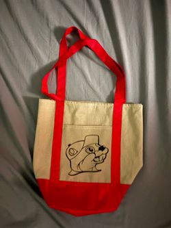Canvas Tote Bag with Buc-ees