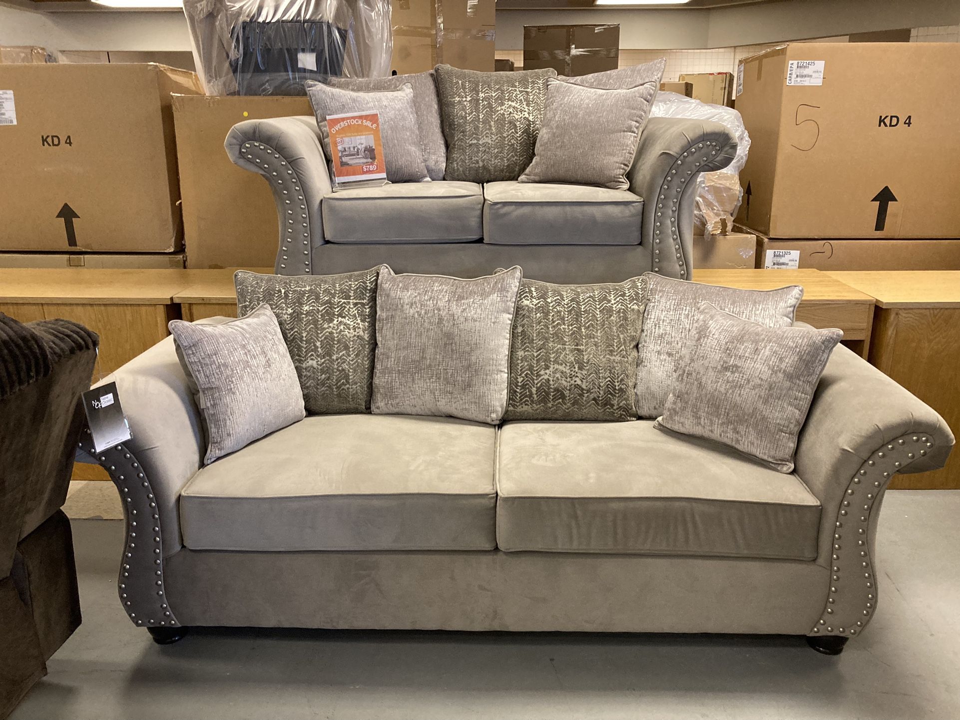 New Sofa And Loveseat 