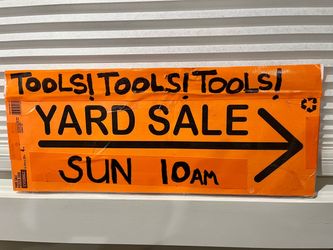 LAST SALE OF THE YEAR-TOOL’S! TOOLS! TOOLS! YARD SALE/GARAGE SALE TOOLS! TOOLS! TOOLS!