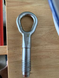 Tow hook for the Porsche