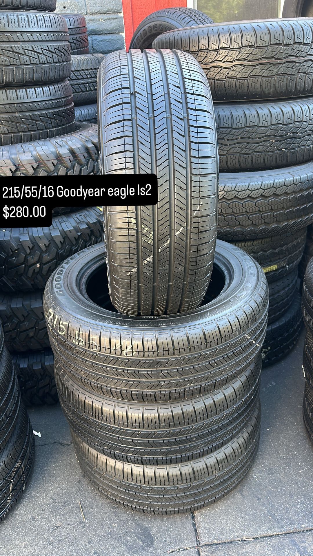 215/55/16 Goodyear Semi New All Four 98 % TREAD LIFE | ❗Ask For Availability / Pregunta Por Disponibilidad ❗|