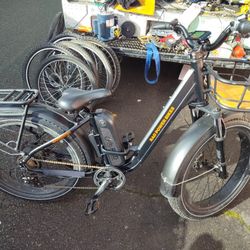 Rad Rover E Bike With Front Basket.