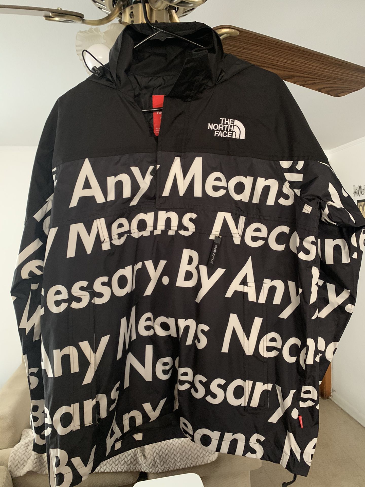 Supreme By Any Means Necessary Pullover Jacket Size M
