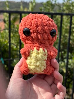 Pokémon Charmander 🔥 handmade 🧶 crochet 🧶 plushie