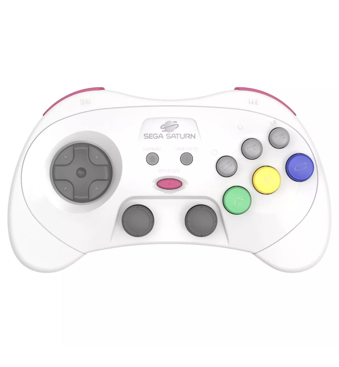 Retro-Bit 2.4 GHz Wireless Controller 8-Button Sega Saturn, Genesis Mini - White  Open box item is new!   Enhance your gaming experience with the Retr