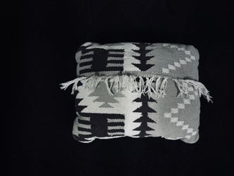 Black/White Throw Pillow