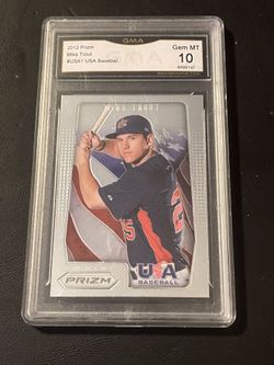 Angels Mike Trout Graded 10 USA Rookie Card 