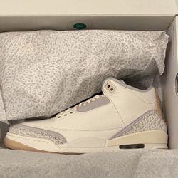 Air Jordan 3 Retro Craft "Ivory" [FJ9479-100] • size Men’s 10 | New, Unworn