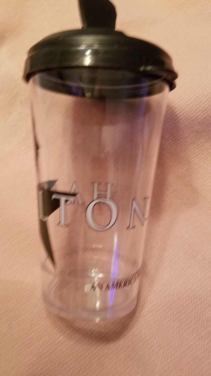 Broadway official Hamilton souvenir travel cups