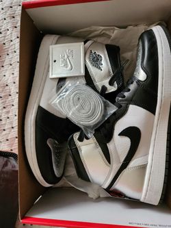 Air Jordan 1s Silver Toe