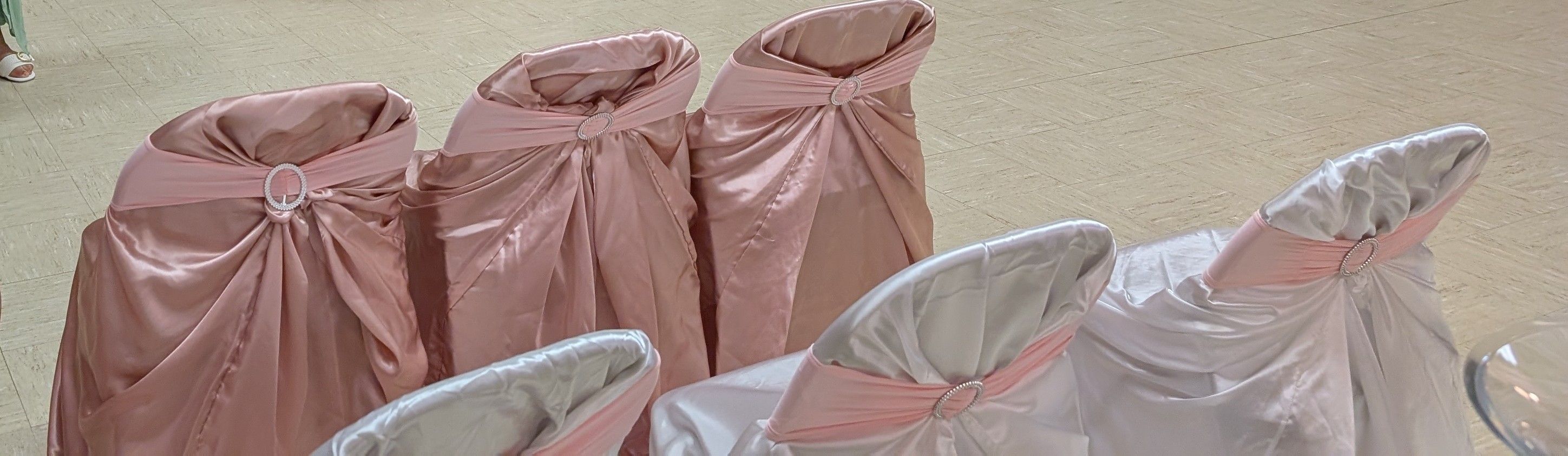 50 Blush Pink Cover Chairs
