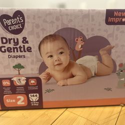 Parents Choice Diapers -Size 2