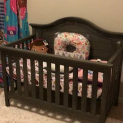 Convertible Crib With Mattress Excellent Condition  Free Changing Table Booster Seat And Infant Car Seat And Base