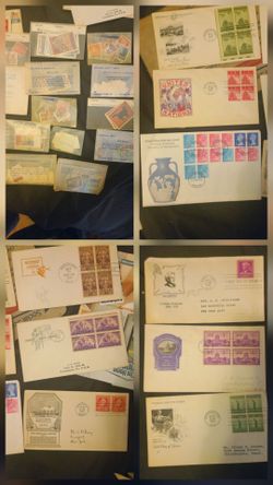 STAMP COLLECTION FROM THE 40's/50's