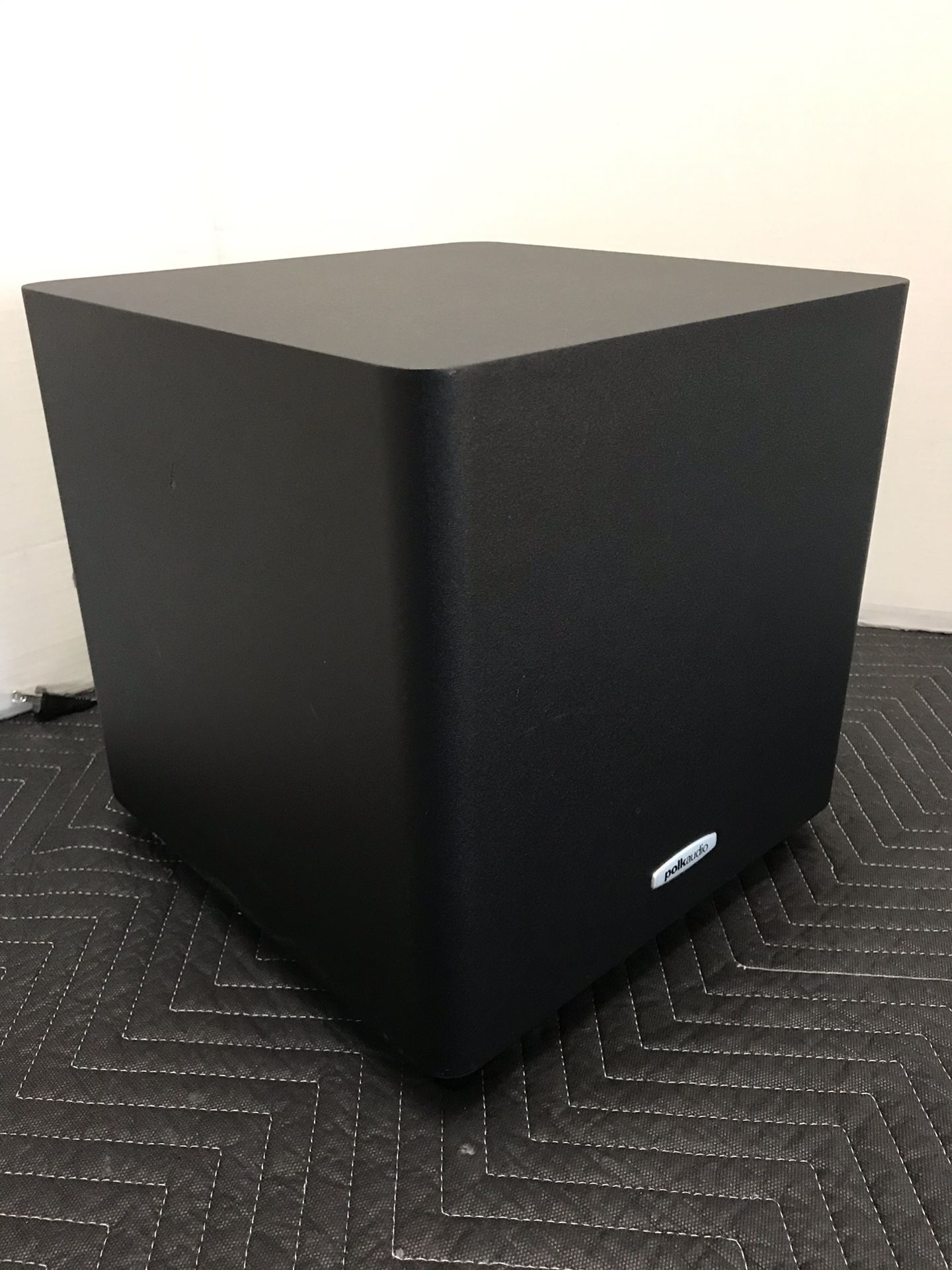 Polk Audio PSWi225 100 Watt Wireless Amplified Home Theater Subwoofer works great but is ***MISSING TRANSMITTER, NO TRANSMITTER INCLUDED*** SOLD AS-IS