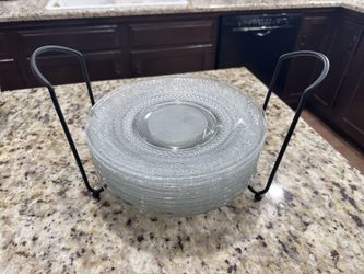 Plate Caddy, Black Iron