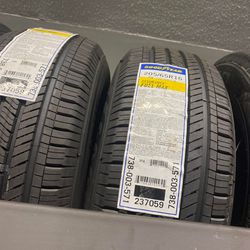 205/65r16 Goodyear FuelMax New Set of Tires installed and balanced