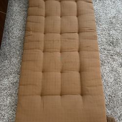 H&M Home Brown Floor Rug Mat 100% cotton 47 x 24 in