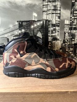 Jordan 10 Camo Size 10 $120