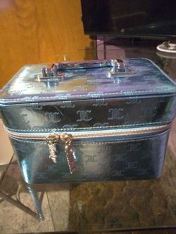 Juicy Couture Silver Monogram Vanity Case