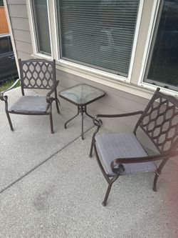 Table and chairs
