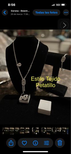 Set de joyería estilo pertatillo