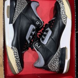 Air Jordan 3 Retro Black Cement 2011 Size 11