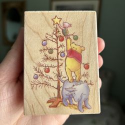 Winnie The Pooh Christmas Stamp