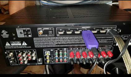 Acoustimass 10 Series ii Home theather speaker system with denon receiver HDMI