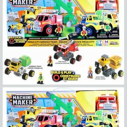 Nikko Toys Machine Maker Construction Mega City Service Team/boy Toys/kid Toys